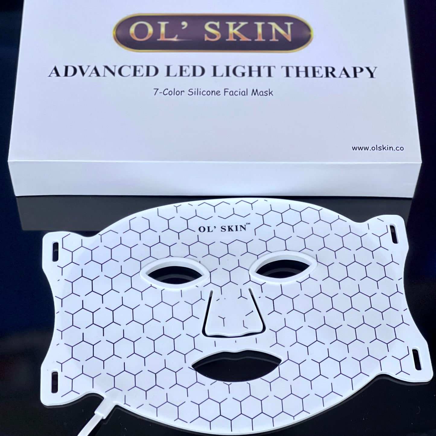 OL'SKIN 7-Color Silicone LED Face Mask