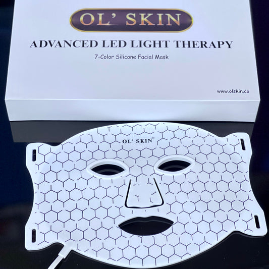 OL'SKIN 7-Color Silicone LED Face Mask