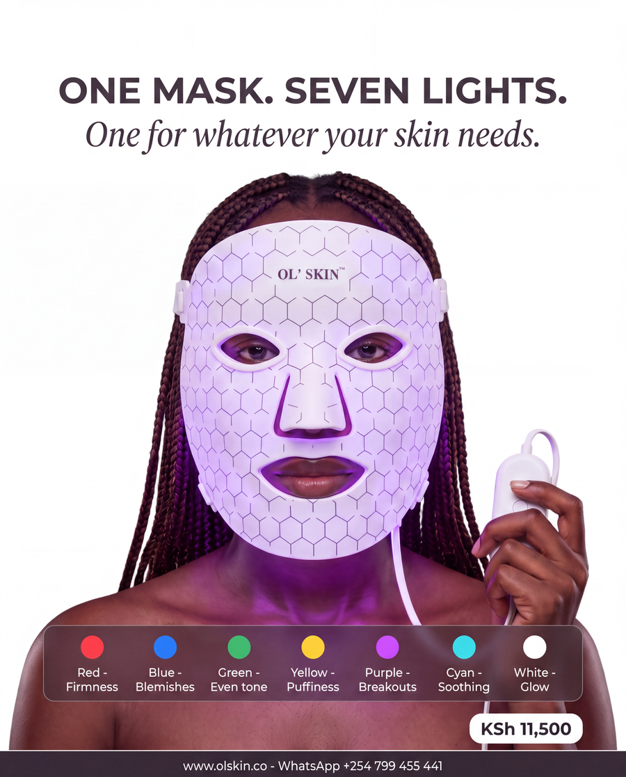 OL'SKIN 7-Color Silicone LED Face Mask